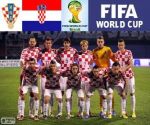 Puzzle Επιλογή της Κροατίας, η ομάδα Α, η Βραζιλία 2014